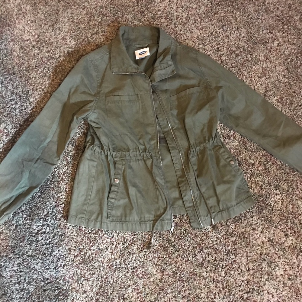 Women’s old navy size large olive green jacket